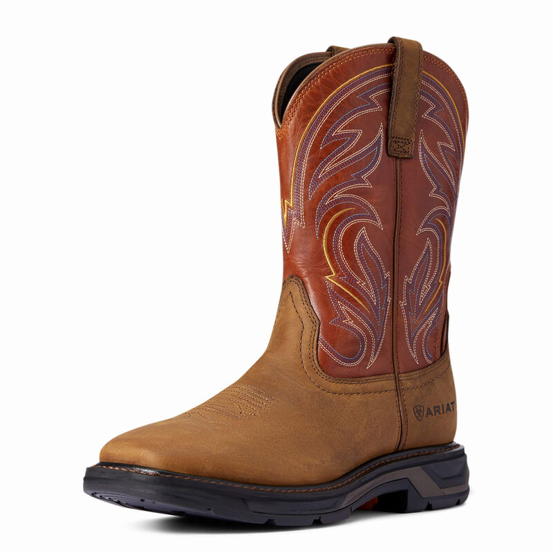 Ariat Workhog Xt Cottonwood - Miesten Ruskea Työsaappaat ( PEZBNI-314 )